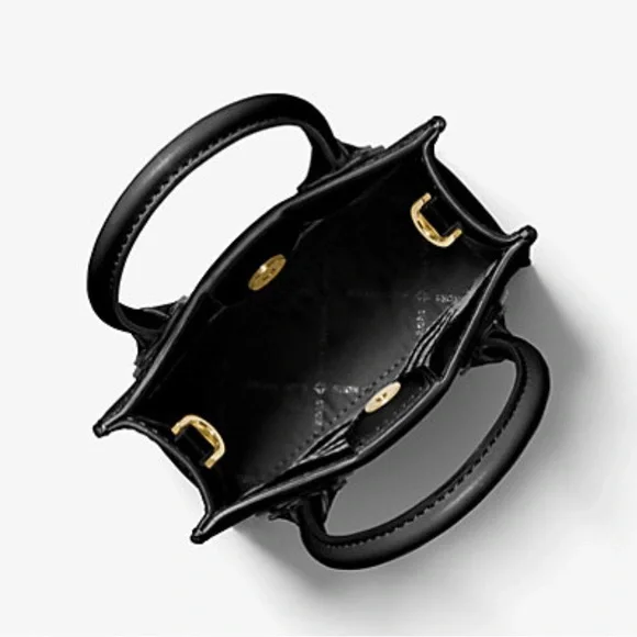 Michael Michael Kors Mercer Extra-Small Pebbled Leather Crossbody Bag. - Picture 2 of 14